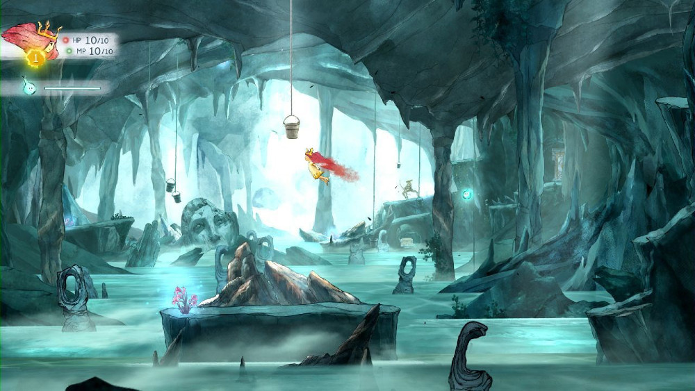 Gameplay z Child of Light zabierze Was do baśniowego świata