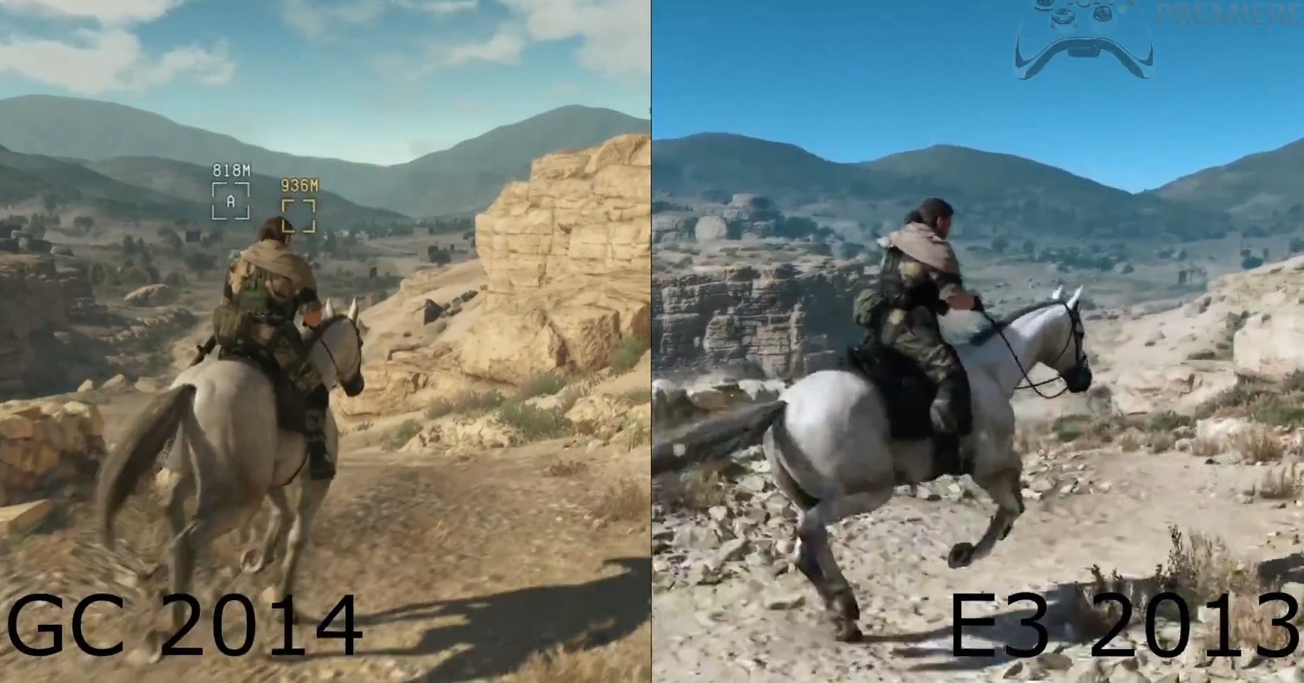 Tak wyglądał Metal Gear Solid V: The Phantom Pain na E3 2013. A tak wygląda teraz