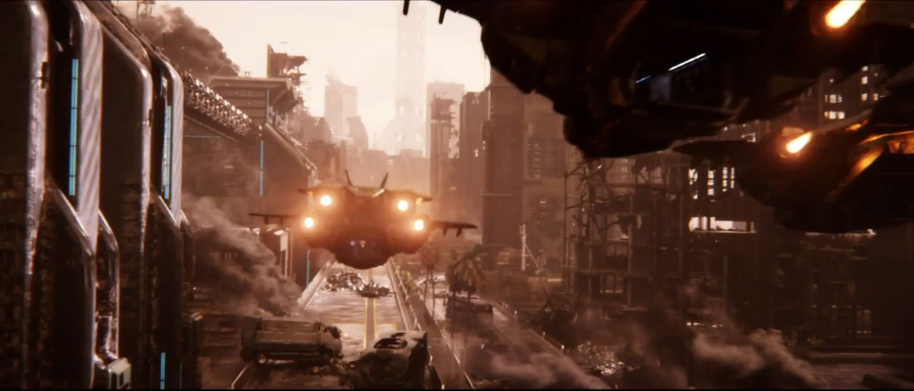 Telewizyjna reklama Halo: The Master Chief Collection, a w tle…