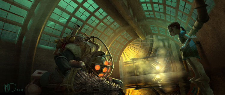 Klimatyczne grafiki koncepcyjne z anulowanego filmu BioShock