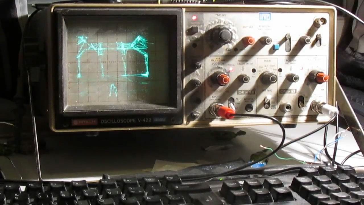 Quake-na-oscyloskopie