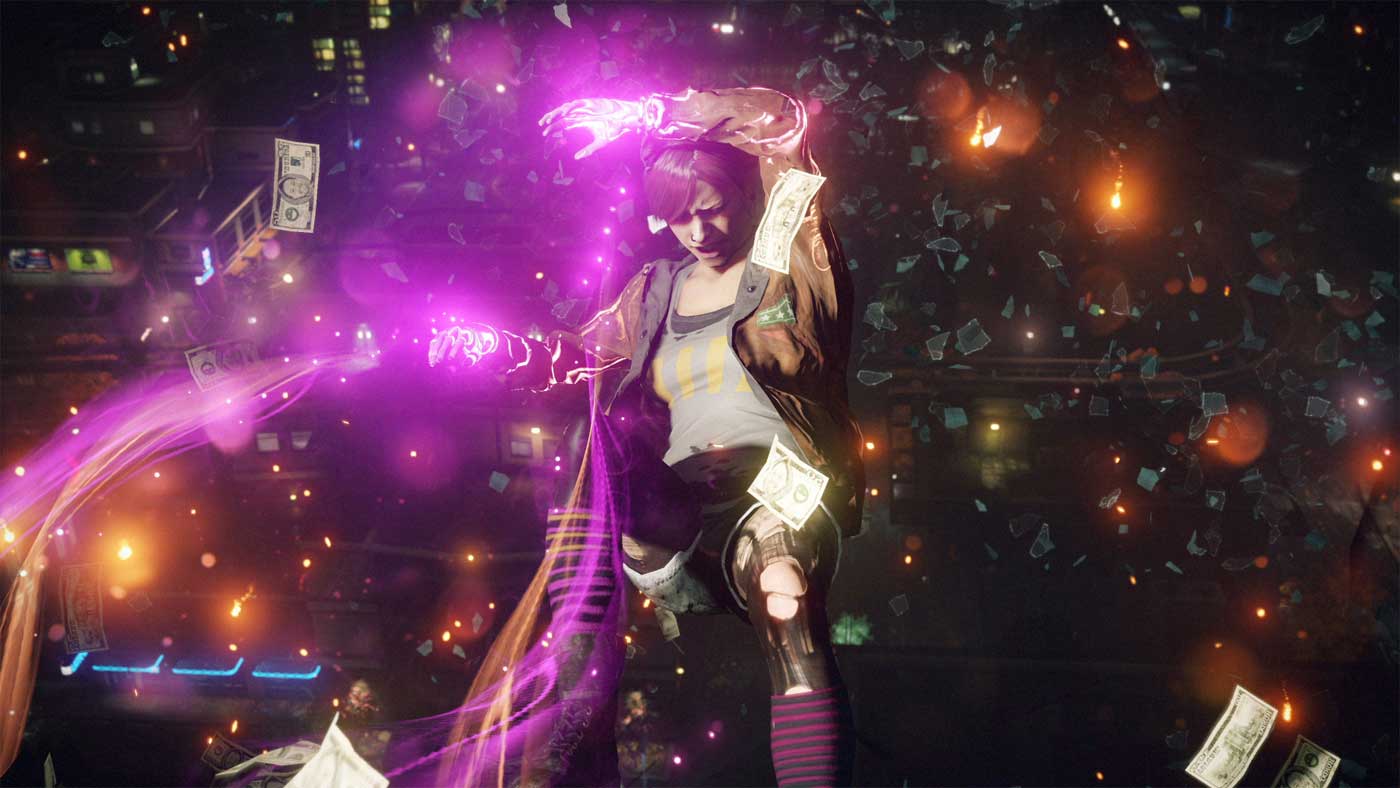 Zabawny błąd z inFAMOUS: First Light. W tej grze lepiej nie chować się w Toi Toiu…