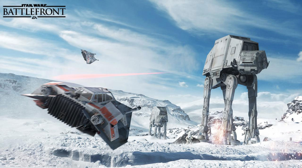 Star Wars Battlefront – walki w kosmosie, AT-AT „na szynach” oraz Ewoki. Nowe szczegóły
