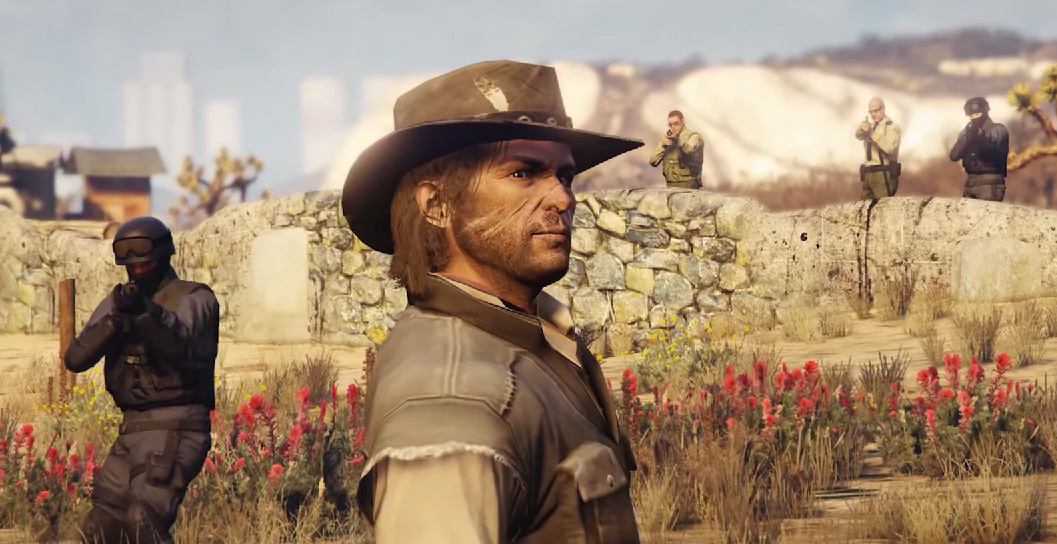 Red Dead Redemption w świecie GTA V? Świetny filmik