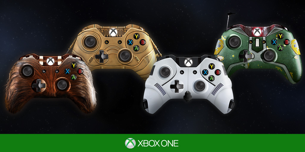Pady Xbox One inspirowane uniwersum Star Wars