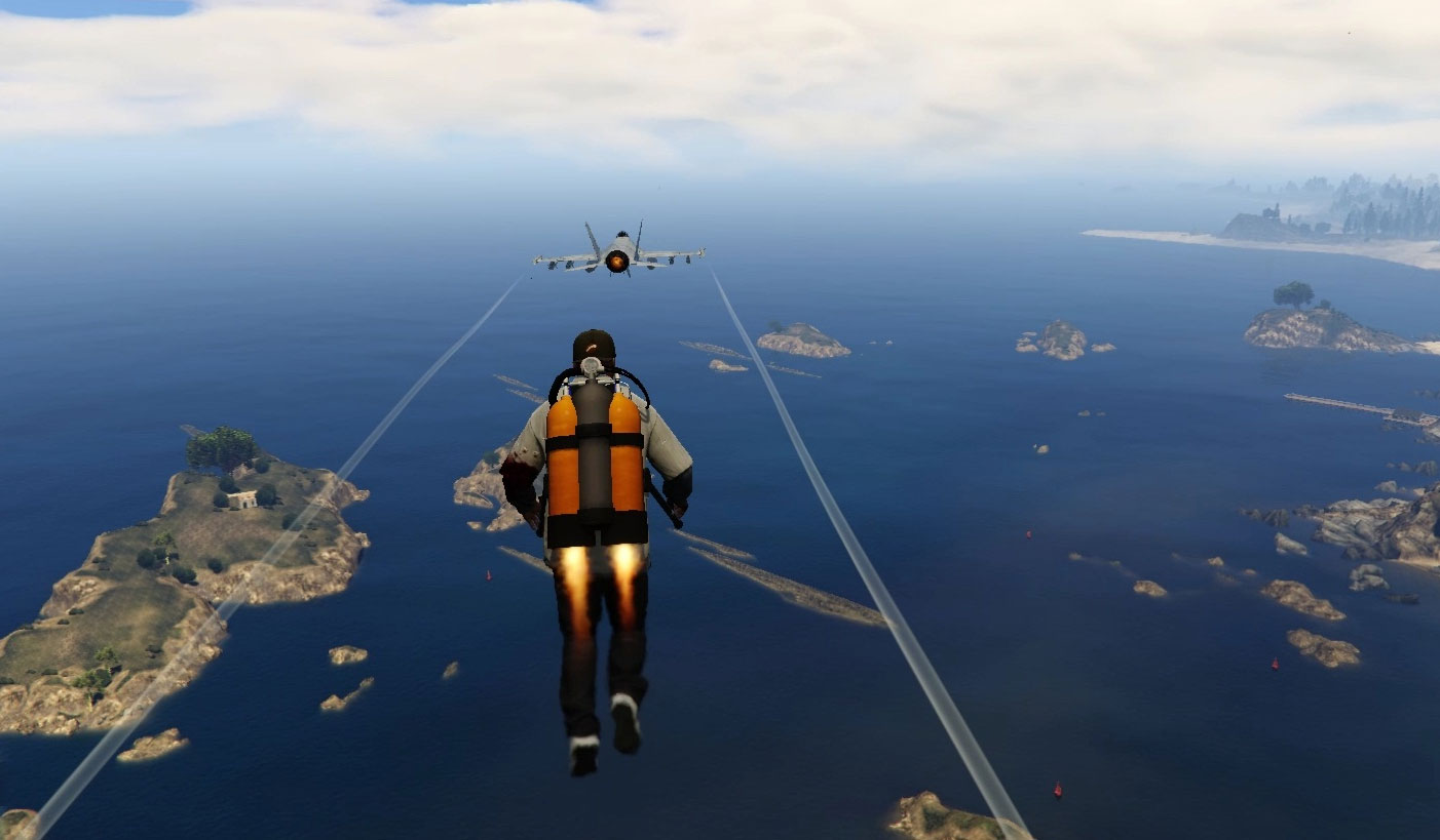 Mody do GTA V – jetpack w końcu do pobrania!