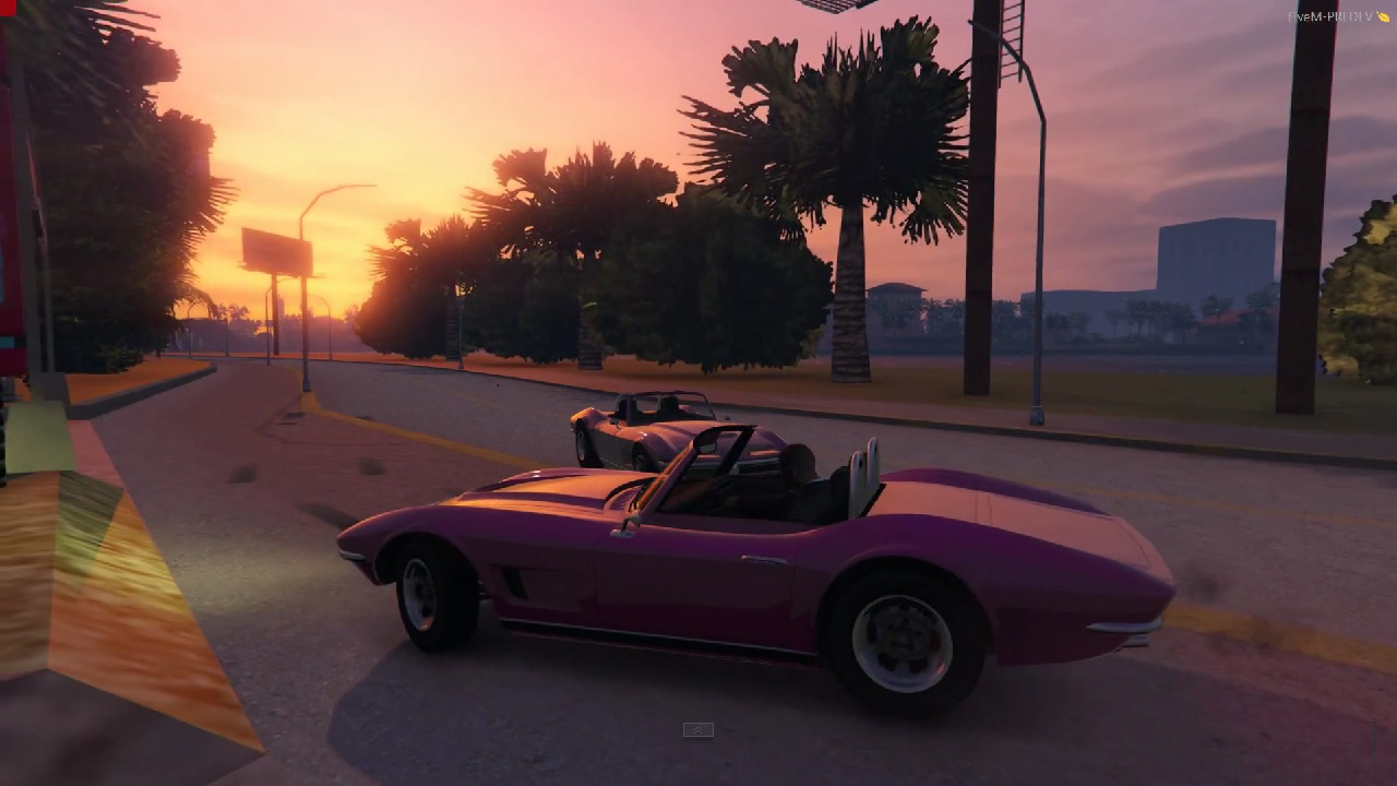 Mapa z GTA: Vice City przeniesiona do GTA V. Świetny filmik