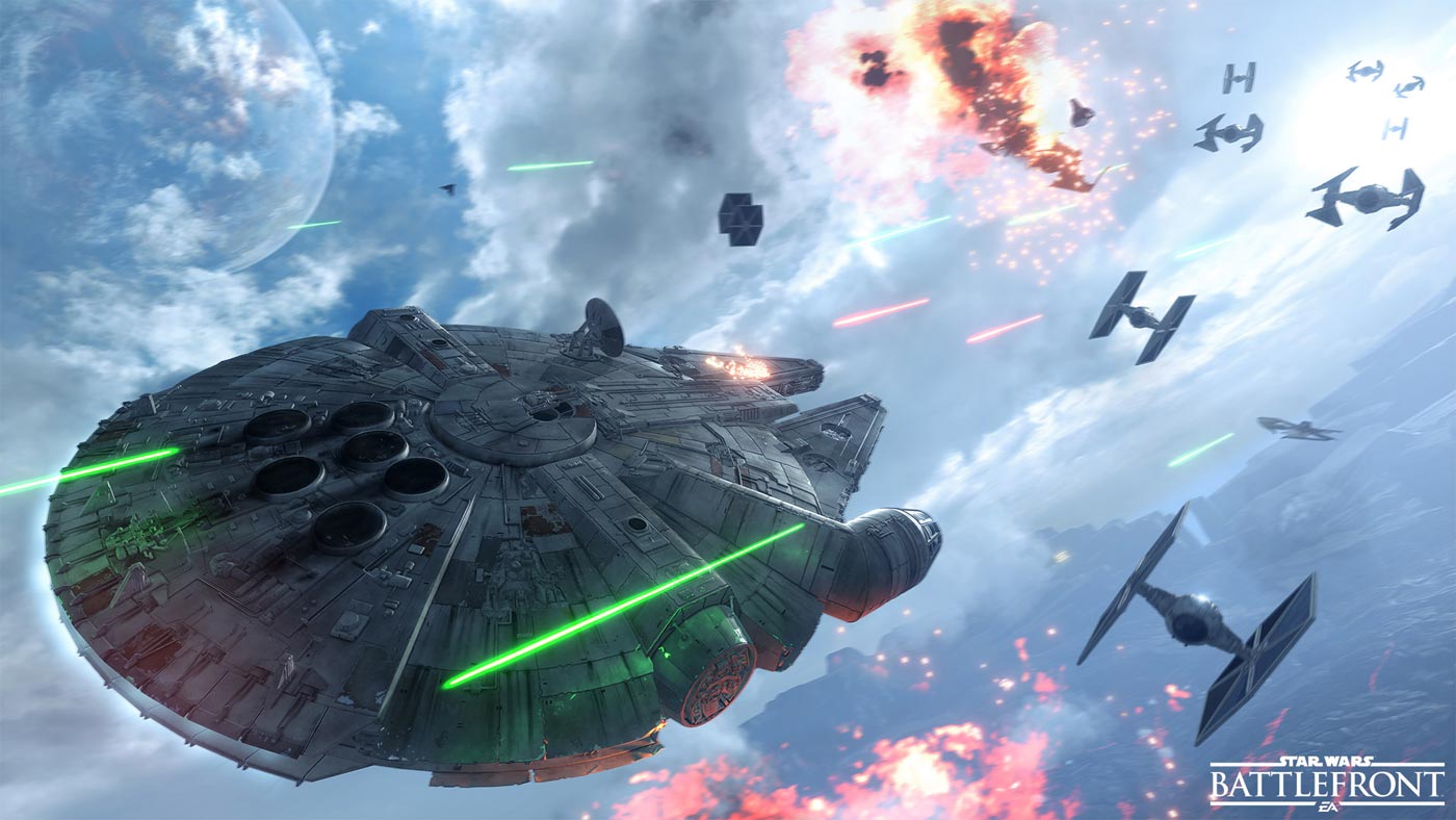[Gamescom 2015] Star Wars: Battlefront i tryb Eskadra. Walka w powietrzu!