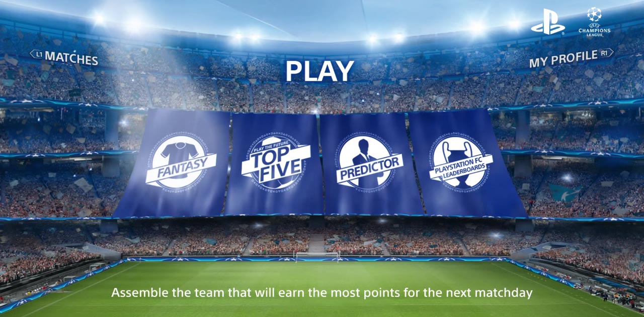 Darmowa aplikacja UEFA Champions League od dzisiaj na PlayStation 4