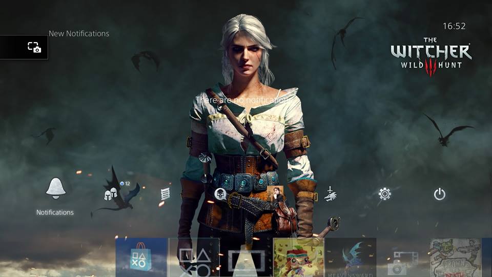 Darmowy i naprawdę fajny motyw z Wiedźmina 3 dla PlayStation 4