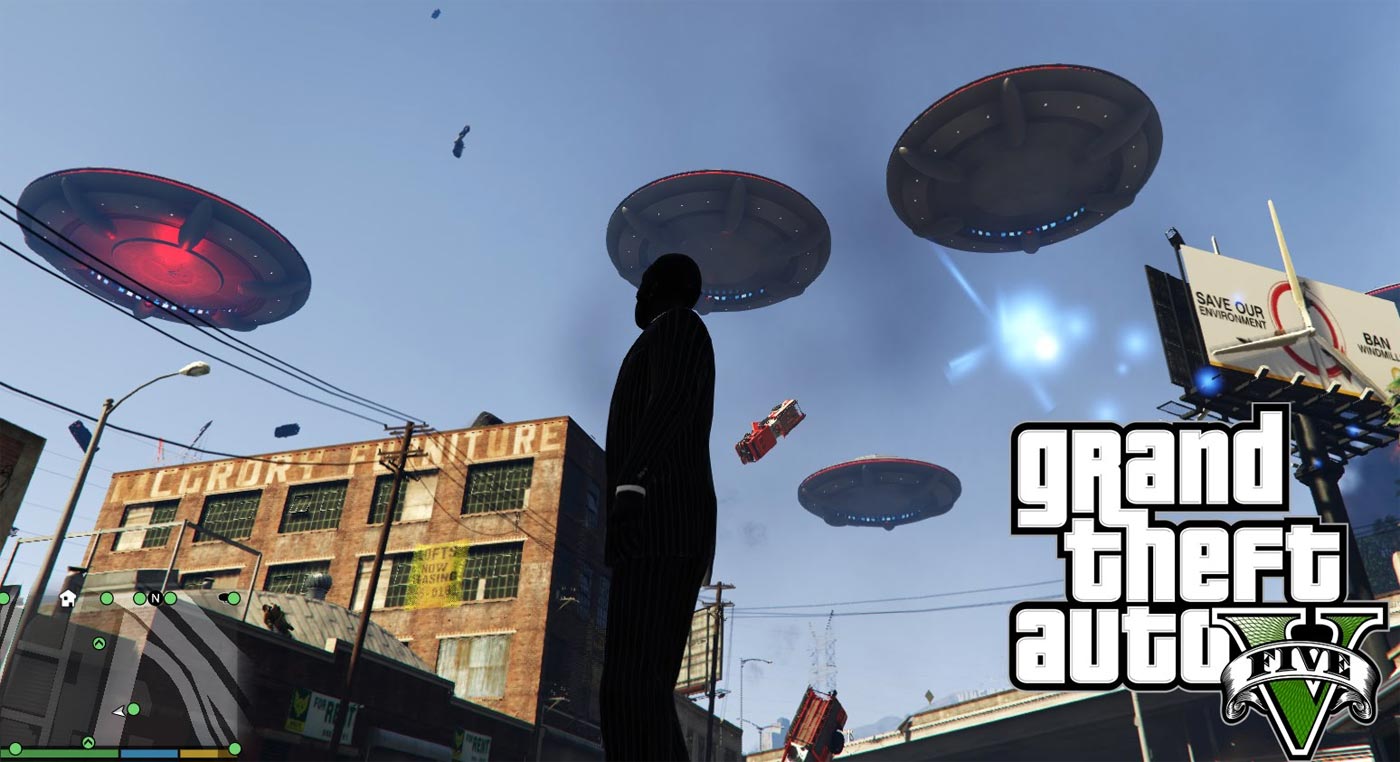 GTA V – zapraszamy na inwazję UFO w Los Santos