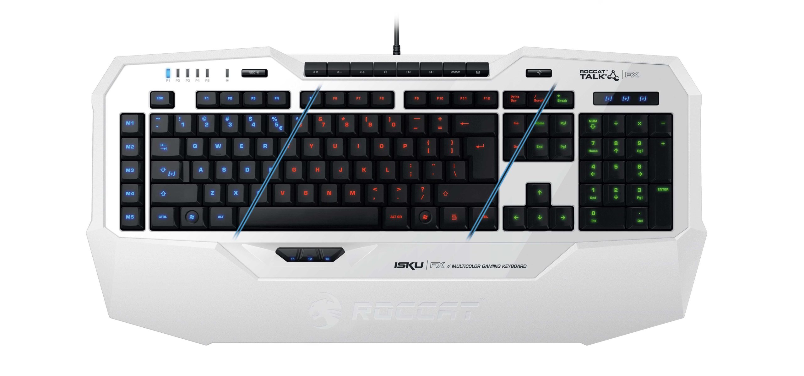 Biała klawiatura dla graczy też może przyciągać uwagę?