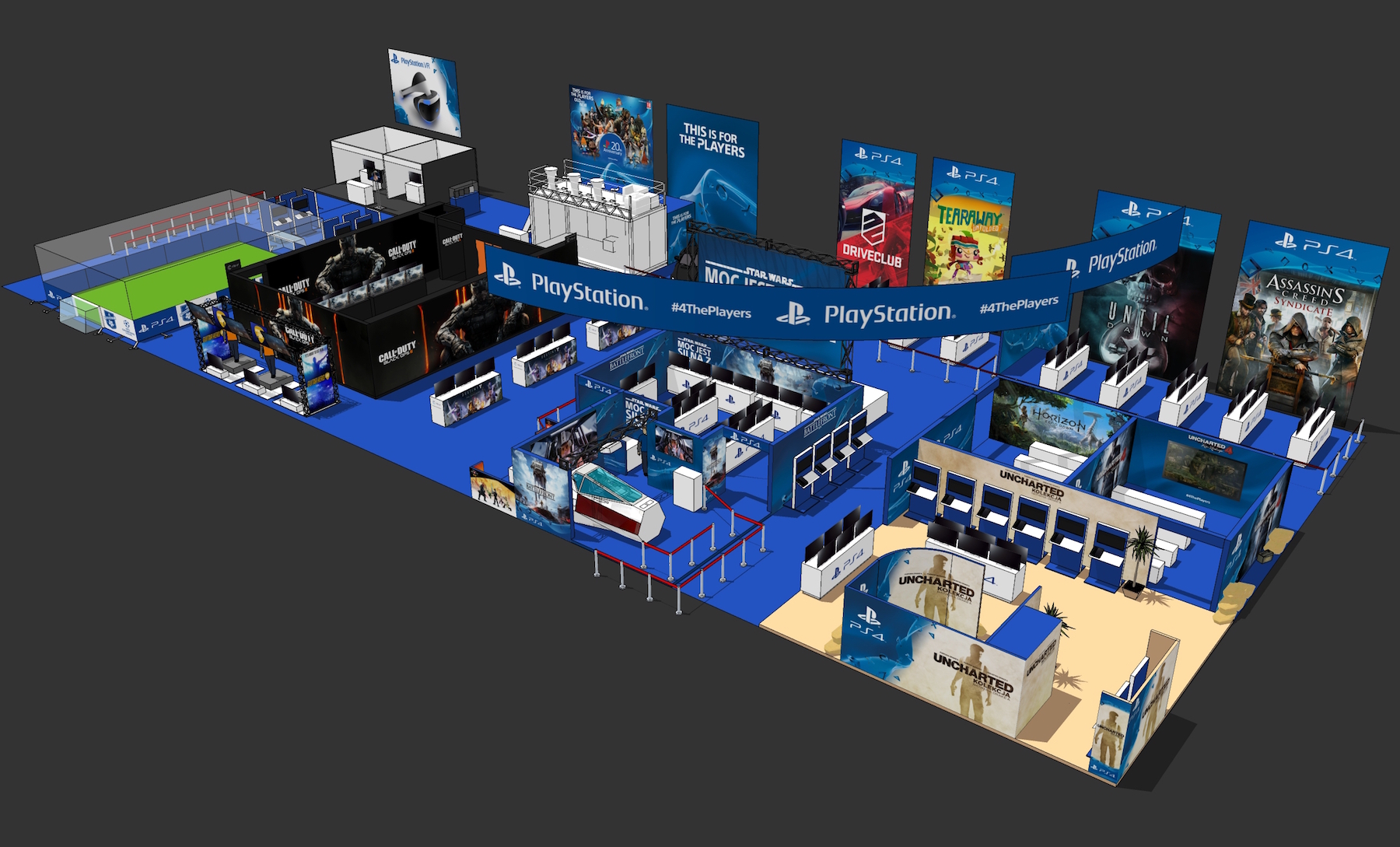 Tak będzie wyglądać strefa PlayStation na Warsaw Games Week 2015