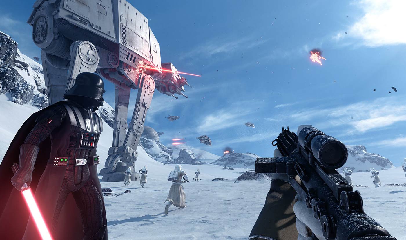 Porównanie grafiki Star Wars Battlefront – ustawienia minimalne vs ultra