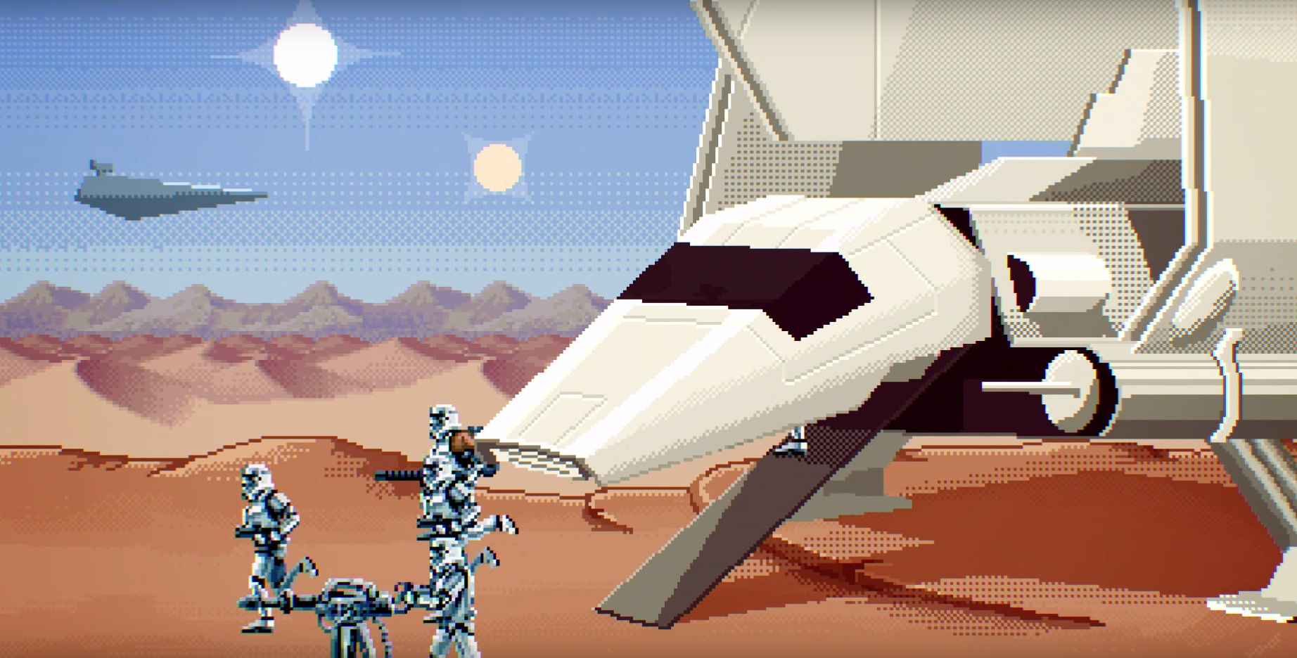 Star Wars Battlefront w formie 16-bitowej. Dla fanów retro