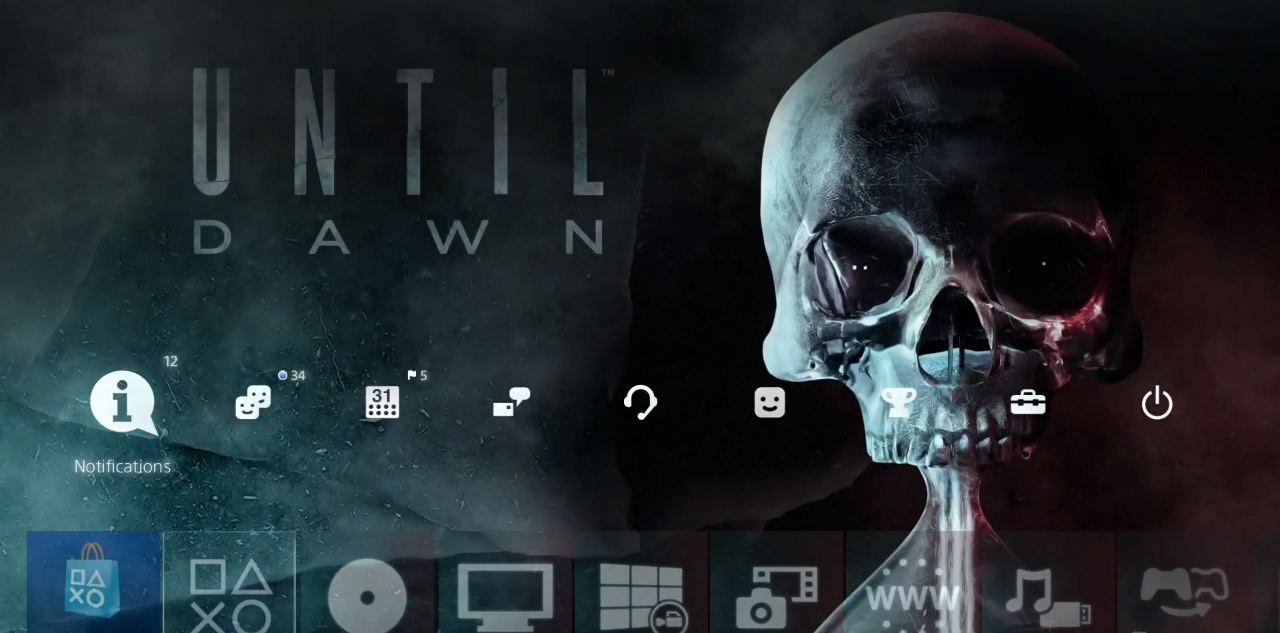 Darmowy motyw Until Dawn na PS4. Dynamiczny i mrożący krew w żyłach