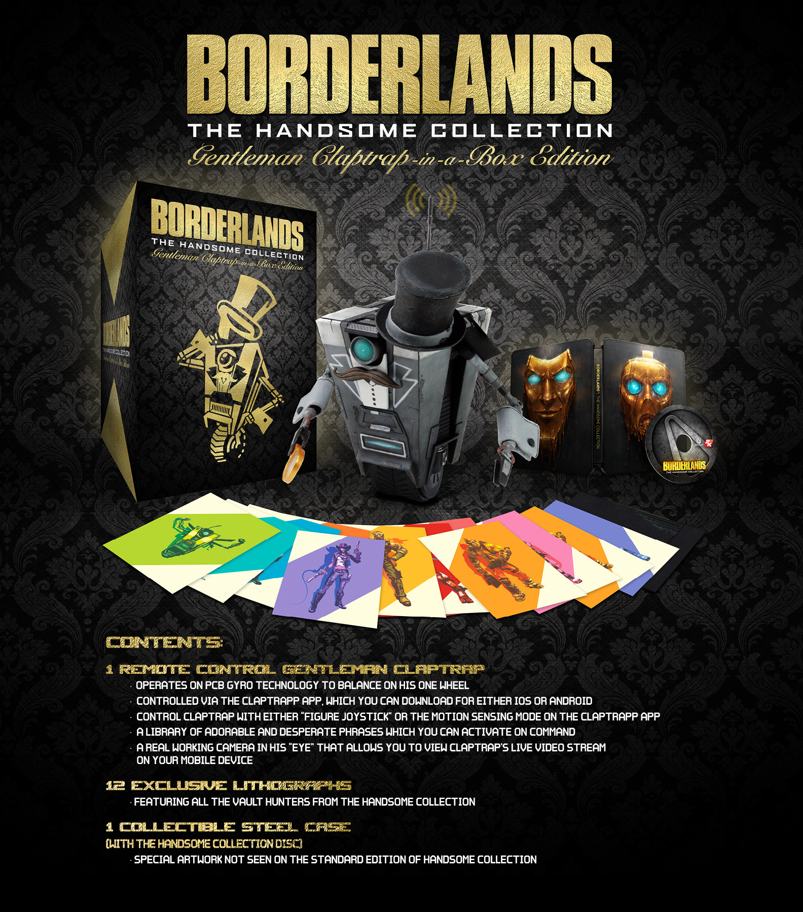 Nowe wydanie Borderlands: The Handsome Collection ze zdalnie sterowanym Claptrapem!