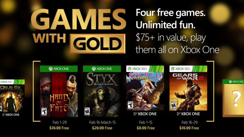 Games with Gold w lutym 2016. Będzie w co grać na XOne i X360
