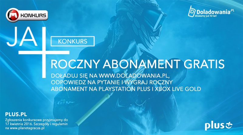 Rozdajemy roczne konta PlayStation Plus i Xbox Live Gold!