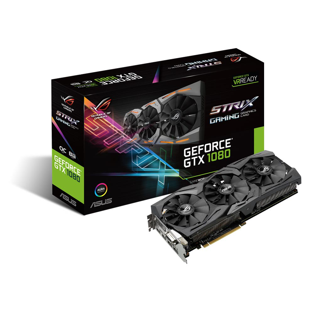 GeForce GTX 1080 od ASUS Republic of Gamers
