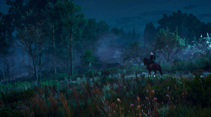 Wiedźmin 3 cel-shaded