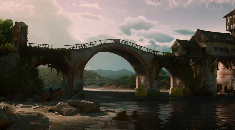 Wiedźmin 3 cel-shaded