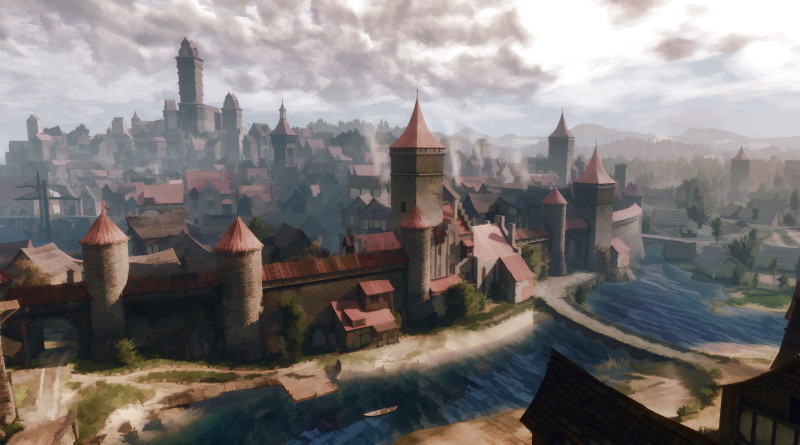 Wiedźmin 3 cel-shaded