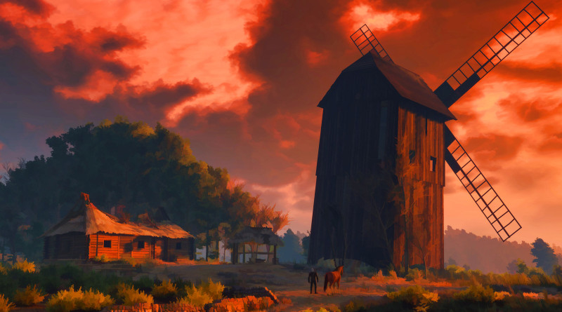 Wiedźmin 3 cel-shaded