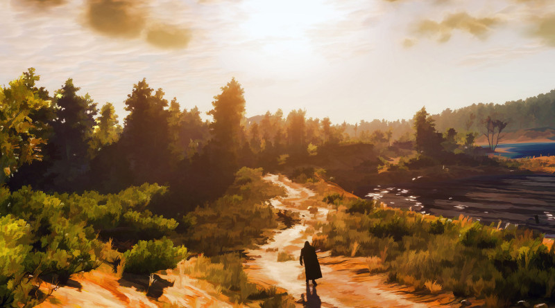 Wiedźmin 3 cel-shaded