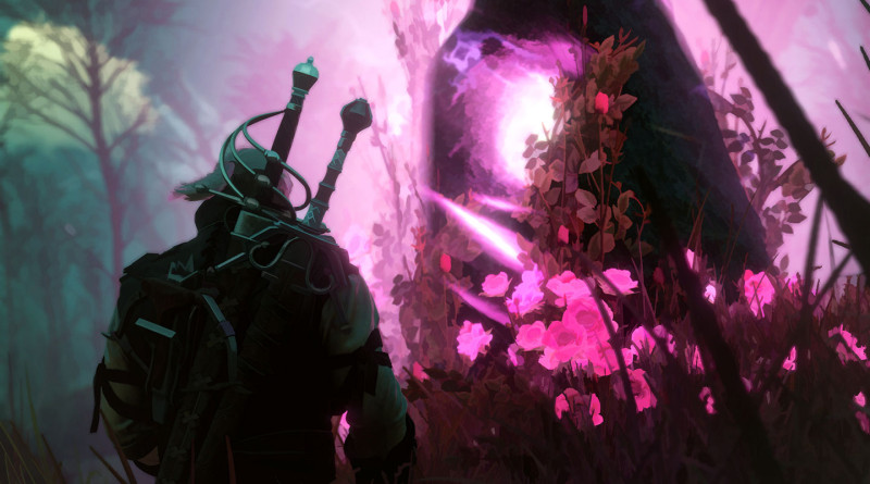 Wiedźmin 3 cel-shaded