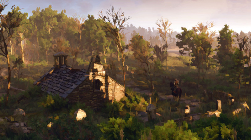 Wiedźmin 3 cel-shaded