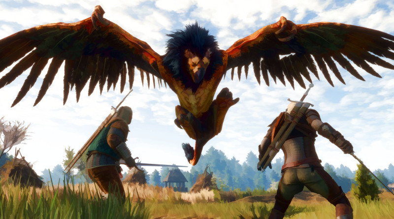 Wiedźmin 3 cel-shaded