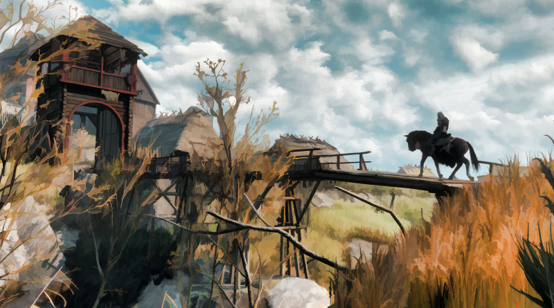 Wiedźmin 3 cel-shaded