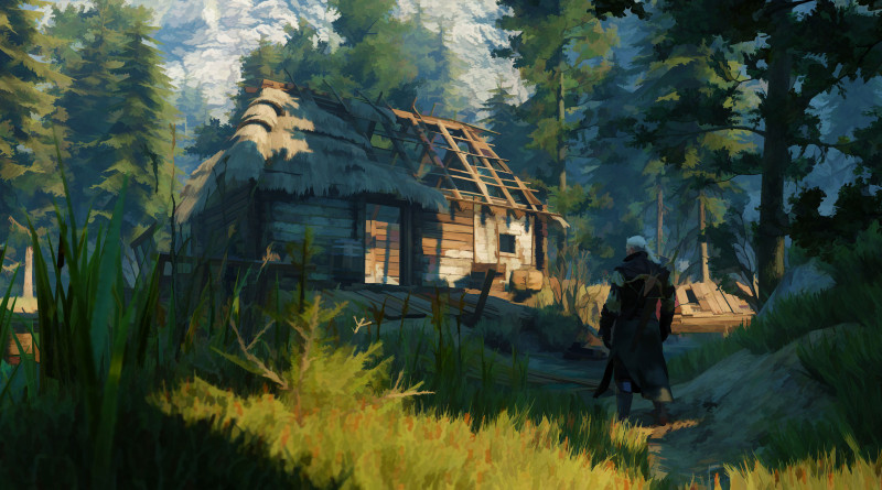 Wiedźmin 3 cel-shaded