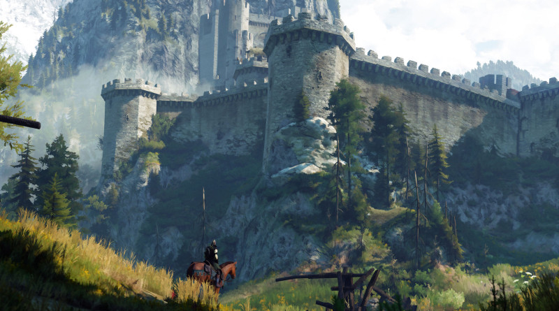 Wiedźmin 3 cel-shaded