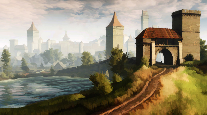 Wiedźmin 3 cel-shaded