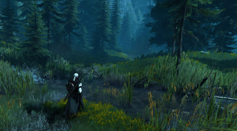 Wiedźmin 3 cel-shaded