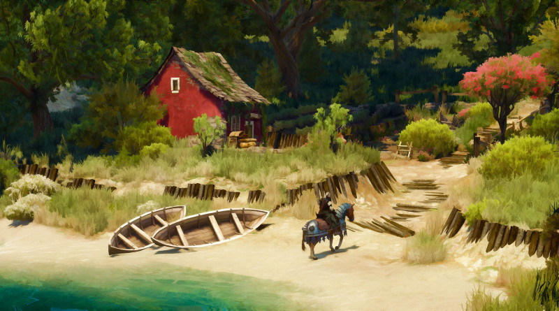 Wiedźmin 3 cel-shaded