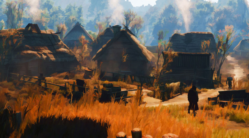 Wiedźmin 3 cel-shaded