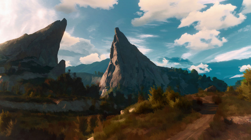 Wiedźmin 3 cel-shaded