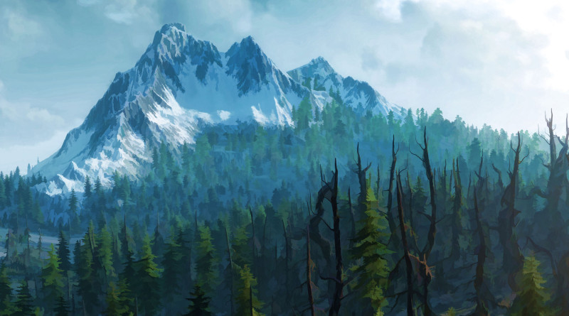 Wiedźmin 3 cel-shaded