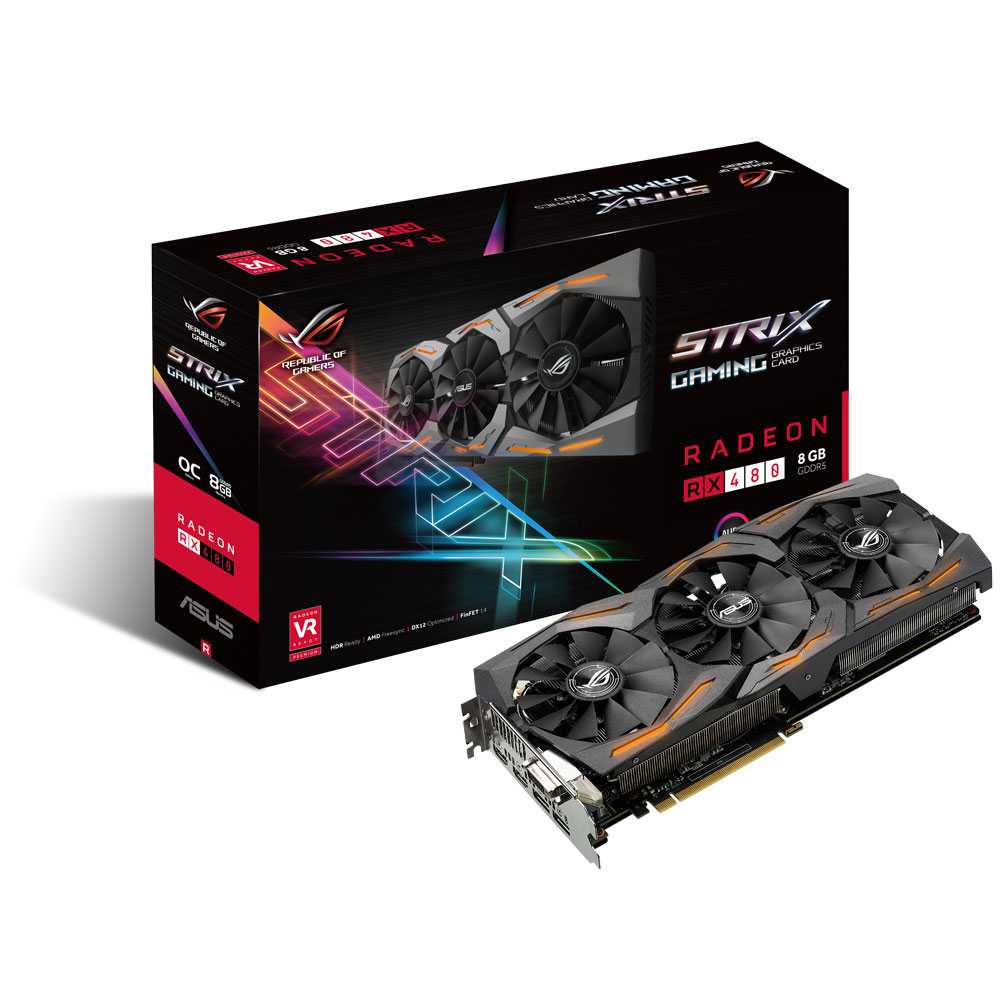 Strix RX 480 prosto od ASUS Republic of Gamers