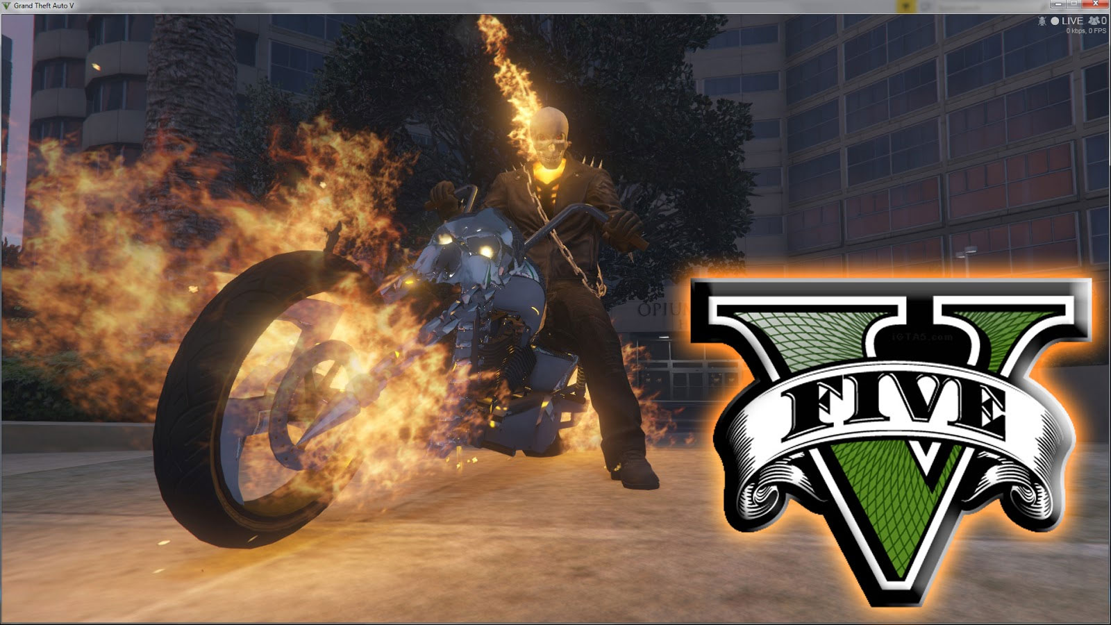 Ghost Rider w GTA V, czyli „Ogniu krocz za mną”