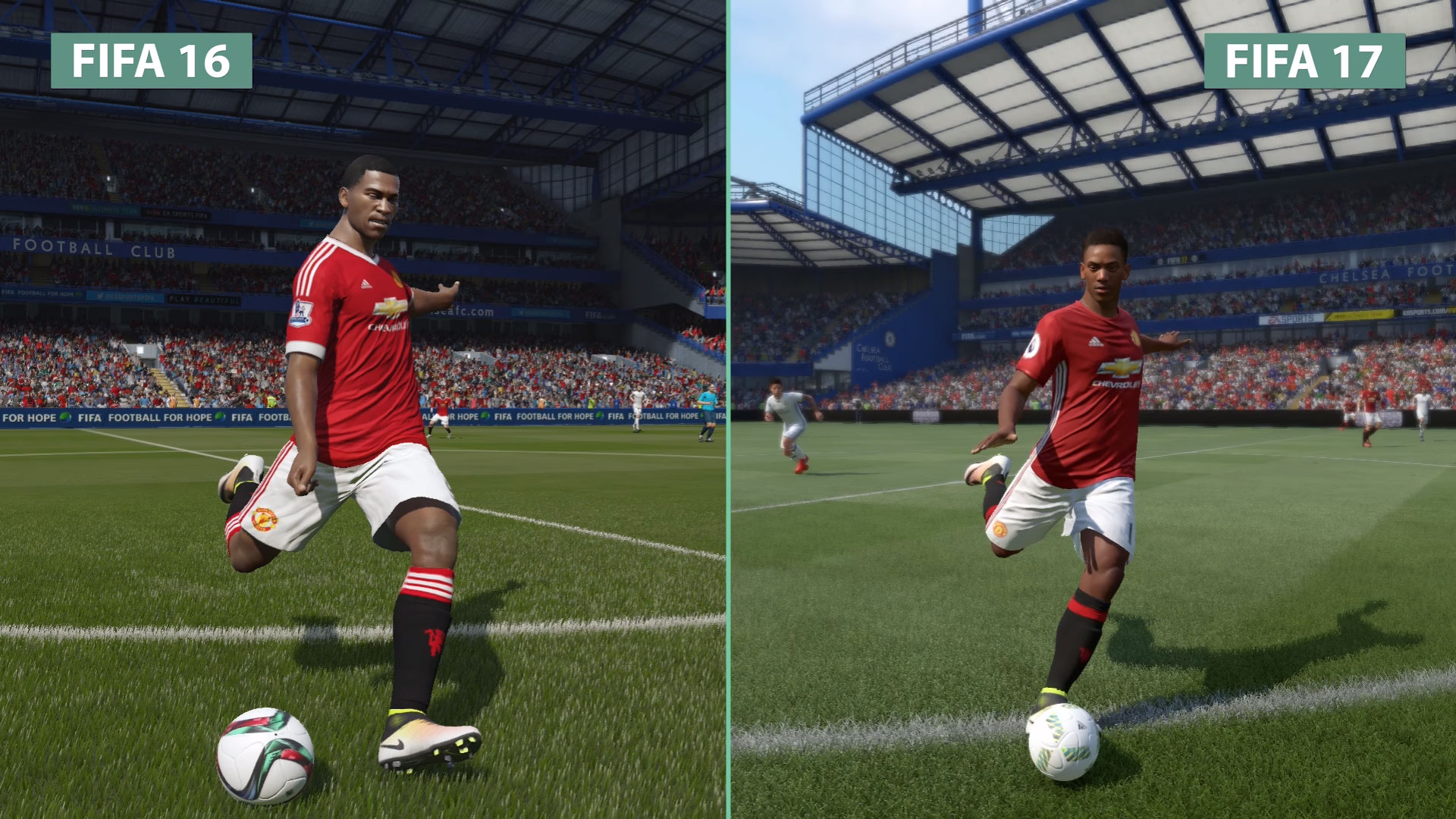 FIFA 17 vs FIFA 16 – nowa edycja dużo zyskała? Porównanie grafiki