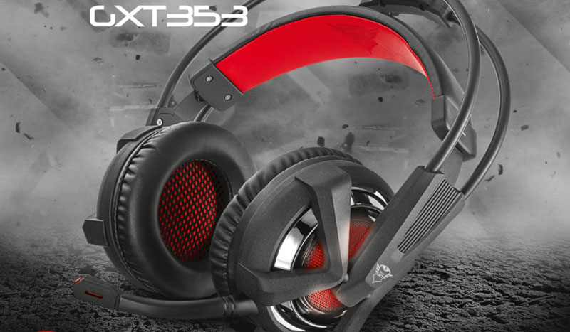 Trust GXT 353 – wibrujące słuchawki dla gracza do PlayStation 4