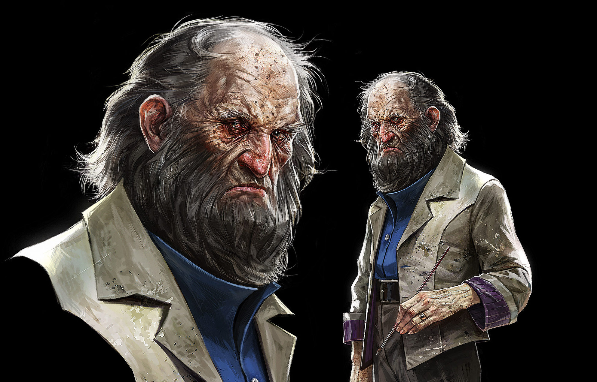 Dishonored 2 – świetne szkice postaci