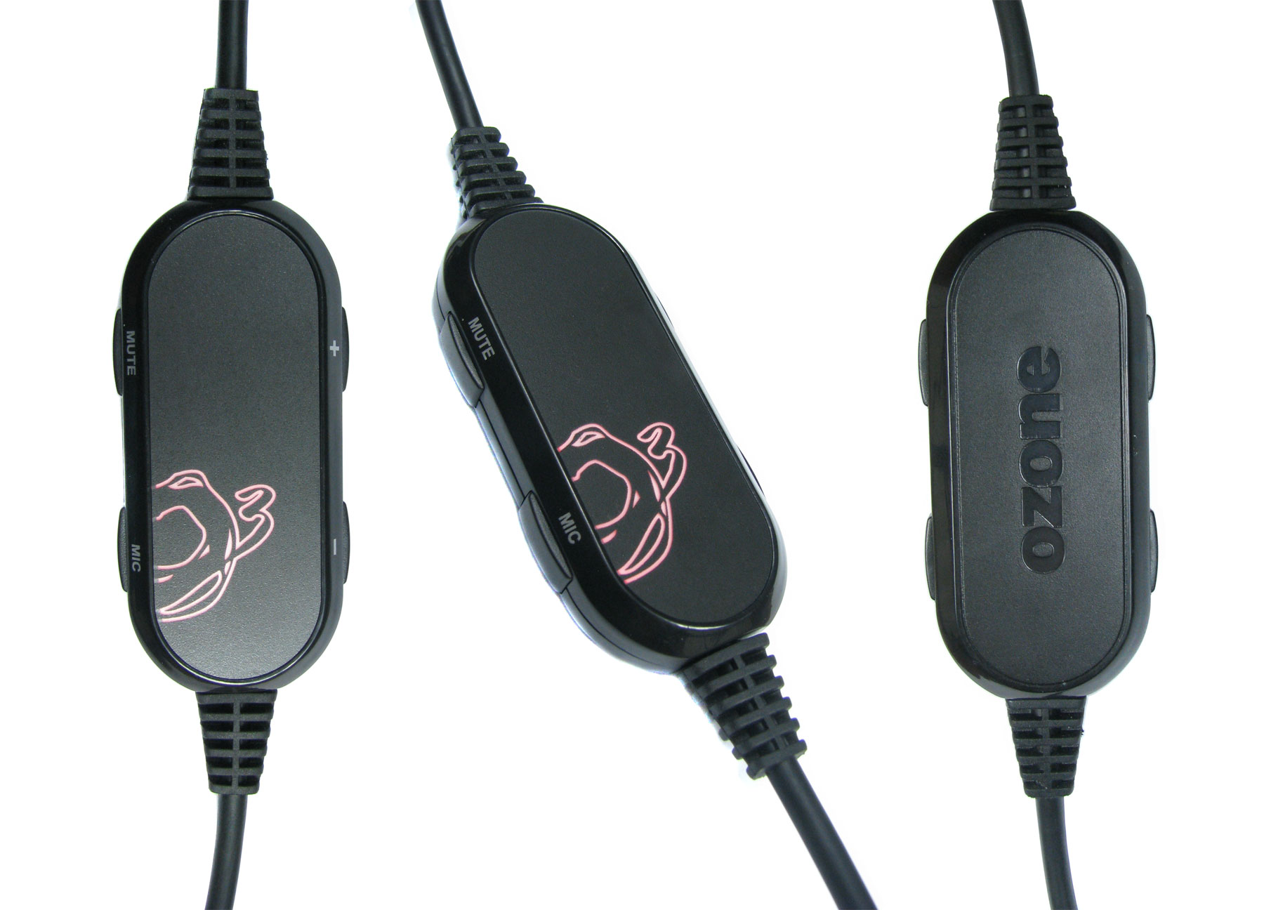 Pilot umieszczony na kablu - nawet po ciemku łatwo go znajdziesz dzięki świecącemu logo.