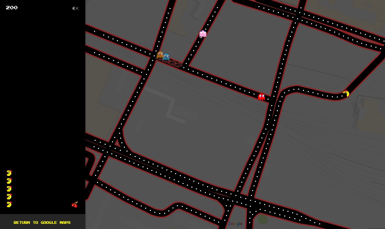 Prima Aprilis Pack Man Google Doodle