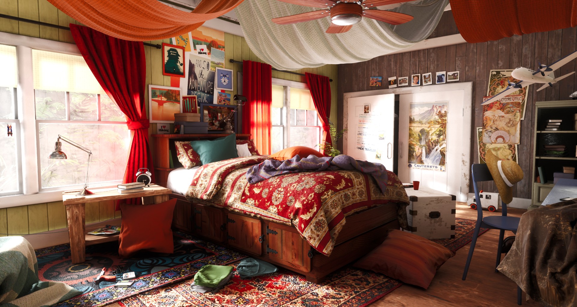 Fenomenalnie odtworzył pokój z Uncharted 4. Czy tak kiedyś będą wyglądały gry na żywo?