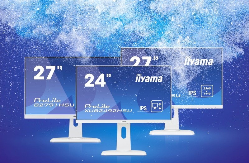 Monitor nie musi być czarny lub szary. Zobaczcie jak wyglądają w bieli